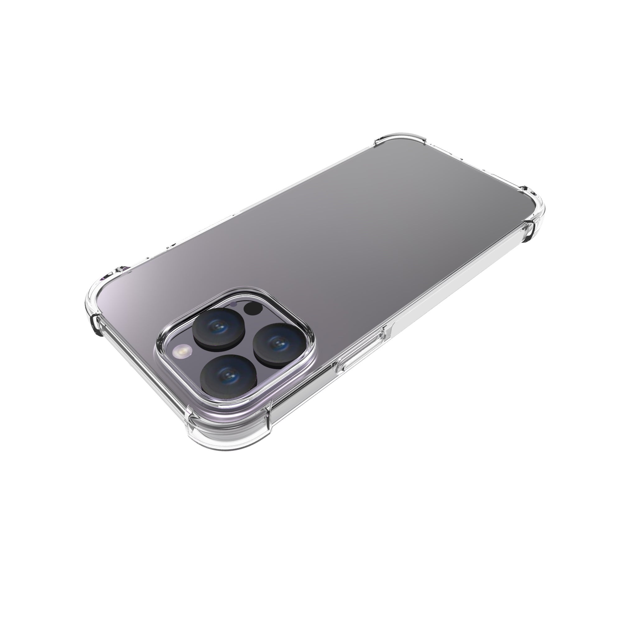 Telefoncover til iPhone 15 Pro Max Anti-Drop Klar telefonskal fire hjørne airbag fleksibelt TPU cover Telefoncover til iPhone 15 Pro Max Anti-Drop Klar telefonskal fire hjørne airbag fleksibelt TPU cover